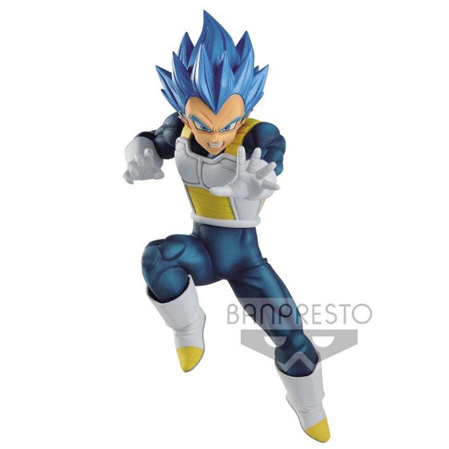 Original Banpresto Dragon Ball Super Chousenshi Retsuden II SSGSS Vegeta Trunks Action Figure Toys Model Figurals Brinquedos