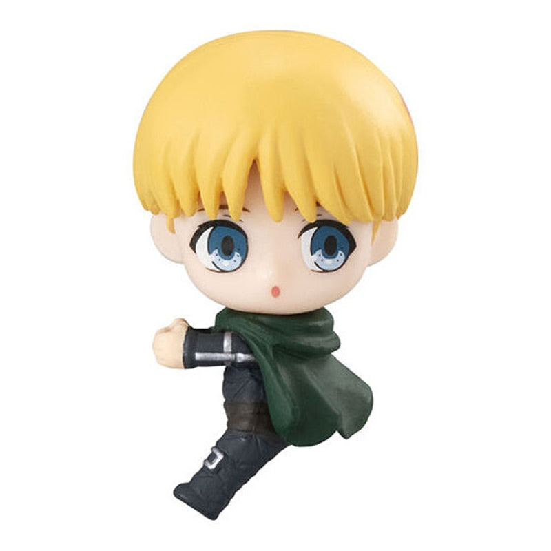 Shingeki no Kyojin - Hugcot Gashapon Eren Hansi Livai Mikasa Armin