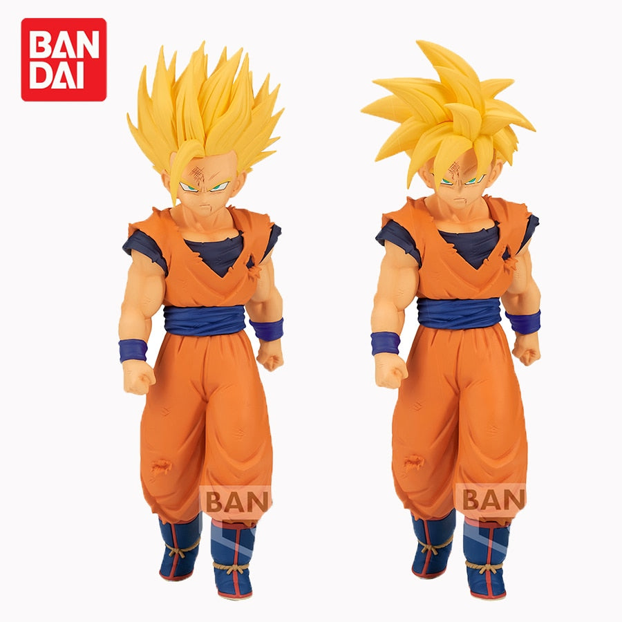 Original Banpresto Anime Dragon Ball Solid Edge Works Super Saiyan 2 Gohan Action Figures Bandai Figurals Collectible Model Toys
