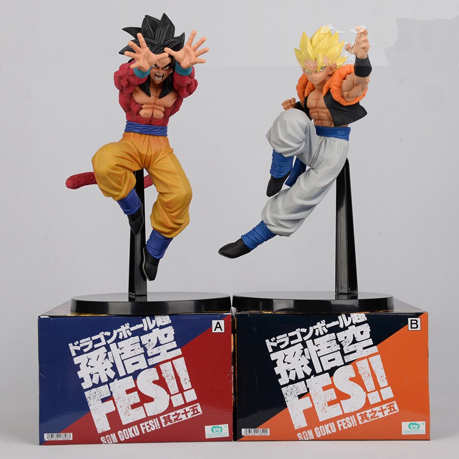 Original Banpresto Dragon Ball Super FES vol.15 SSJ4 Goku Gogeta Action Figure Collectible Model Doll Toys Figurals Brinquedos