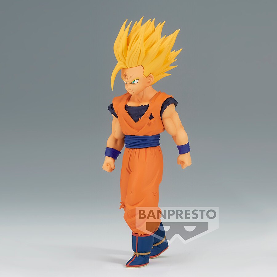 Original Banpresto Anime Dragon Ball Solid Edge Works Super Saiyan 2 Gohan Action Figures Bandai Figurals Collectible Model Toys