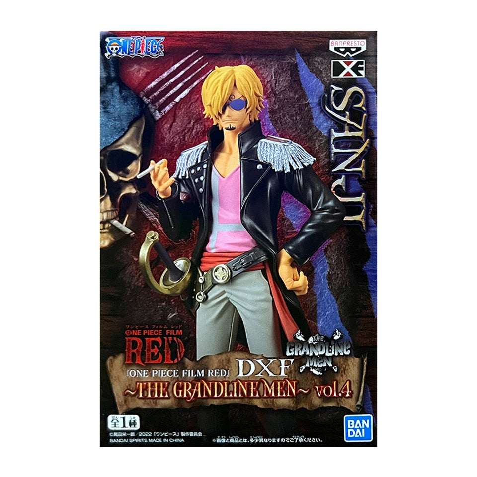 One Piece Figurine Sanji DXF The Grandline Men Film Red Vol.4