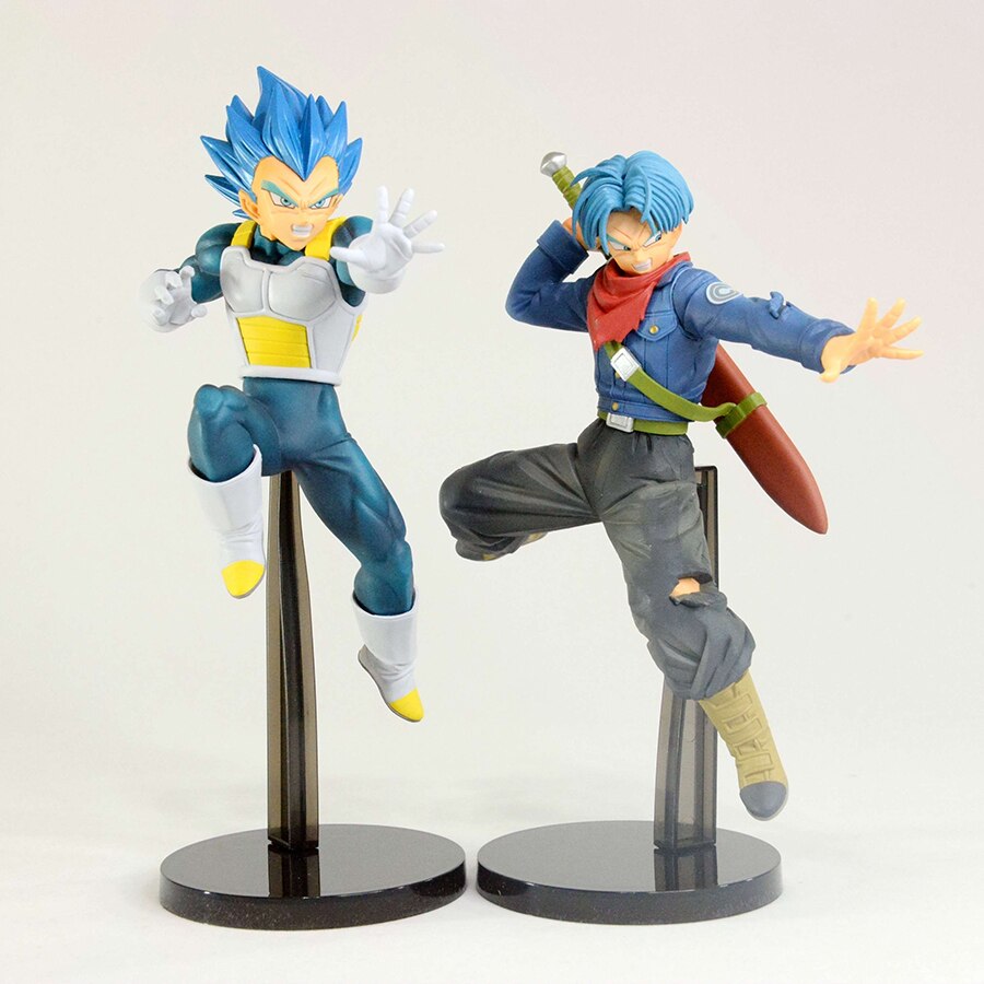 Original Banpresto Dragon Ball Super Chousenshi Retsuden II SSGSS Vegeta Trunks Action Figure Toys Model Figurals Brinquedos