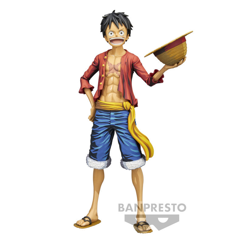 One Piece - Figurine Monkey D Luffy Grandista Nero Manga Dimensions