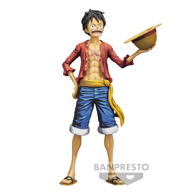 One Piece - Figurine Monkey D Luffy Grandista Nero Manga Dimensions