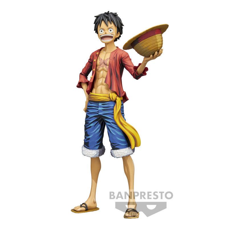 One Piece - Figurine Monkey D Luffy Grandista Nero Manga Dimensions