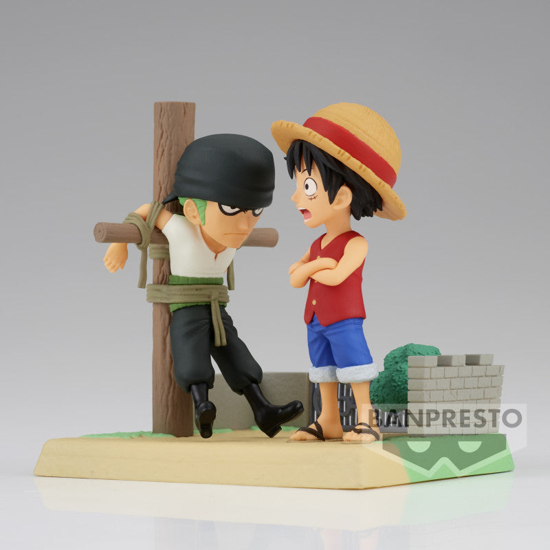 One Piece - Figurine Monkey D Luffy & Roronoa Zoro WCF Log Stories