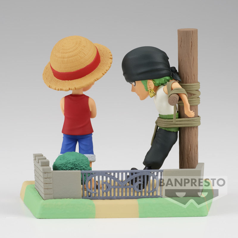 One Piece - Figurine Monkey D Luffy & Roronoa Zoro WCF Log Stories