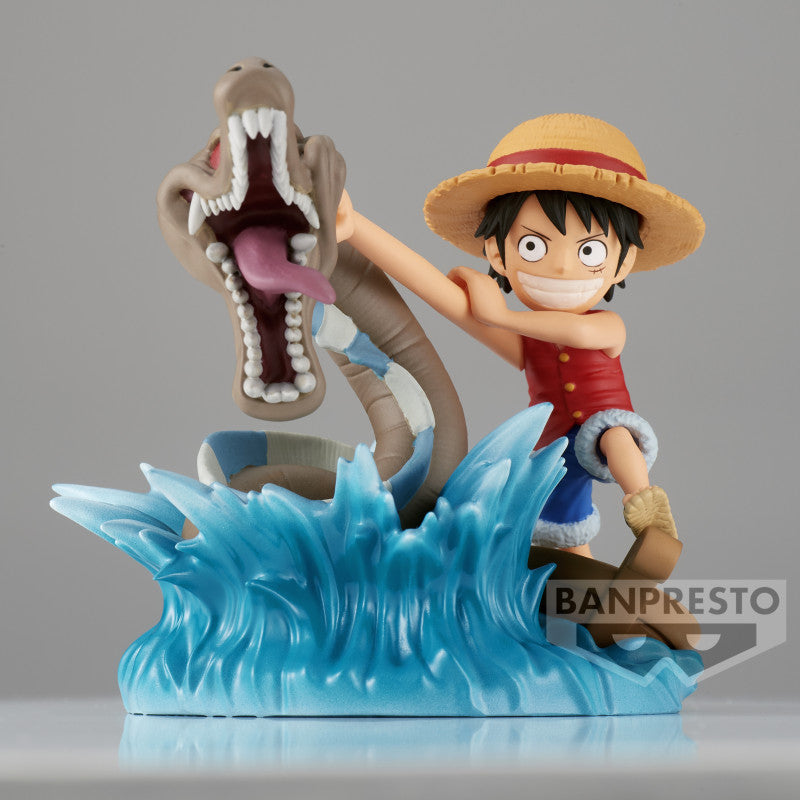 One Piece - Figurine Monkey D Luffy VS Local Sea Monster WCF Log Stories
