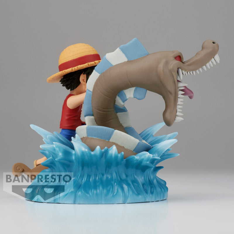 One Piece - Figurine Monkey D Luffy VS Local Sea Monster WCF Log Stories