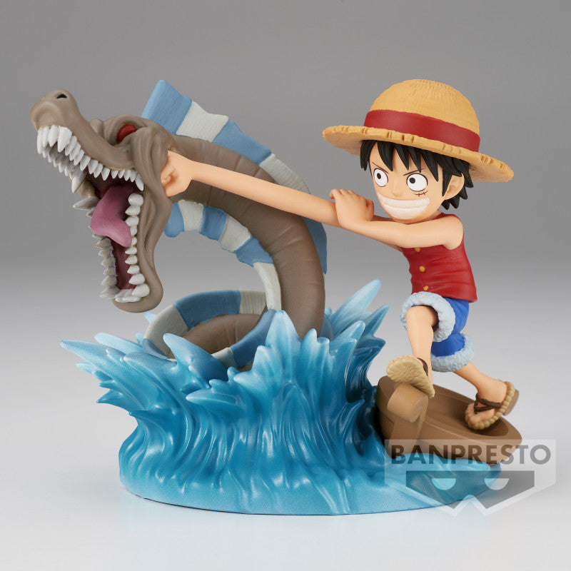 One Piece - Figurine Monkey D Luffy VS Local Sea Monster WCF Log Stories