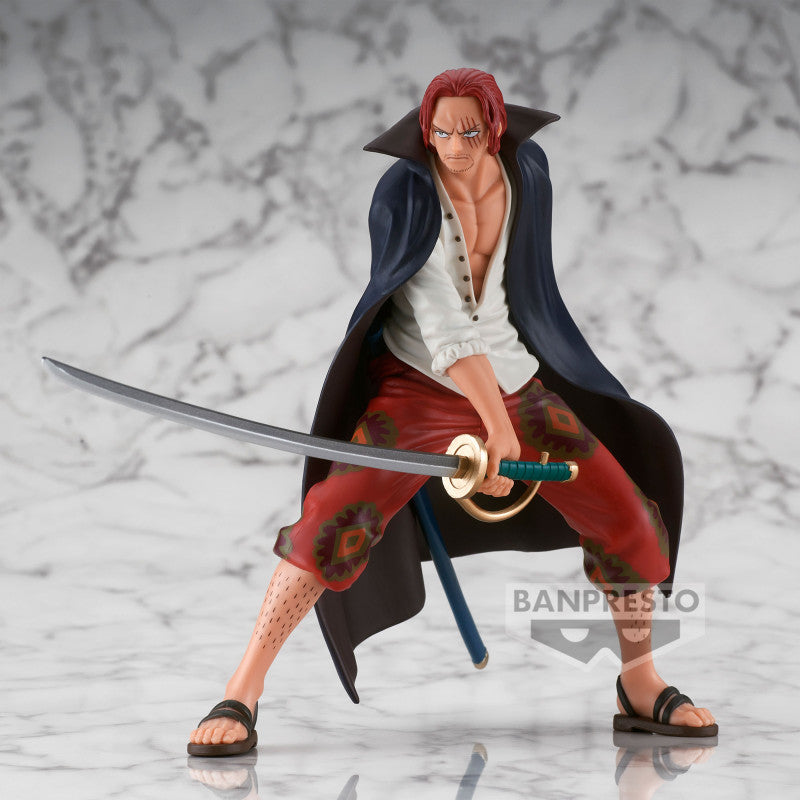 One Piece - Figurine Shanks DXF Posing One Piece Film Red