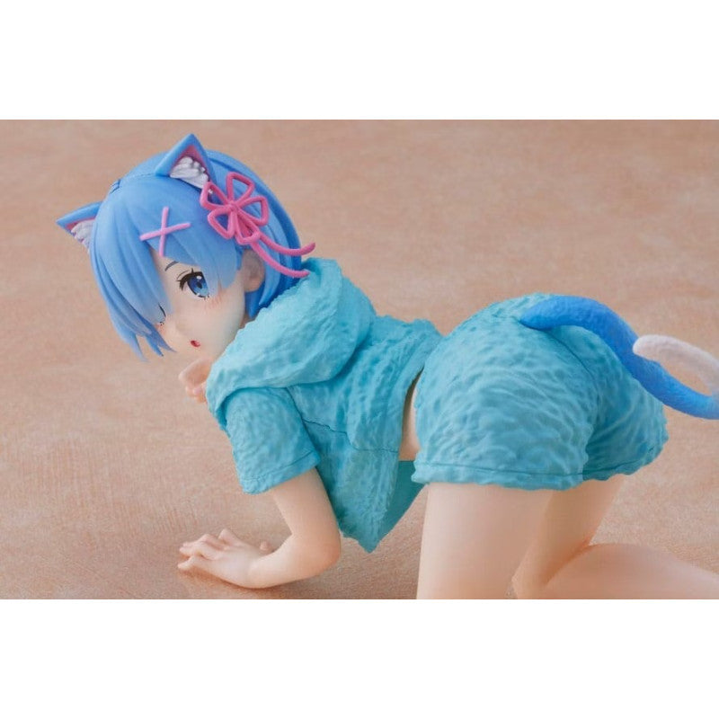 Re Zero Starting Life in Another World - Figurine Rem Desktop Cute Cat Room Wear Ver.