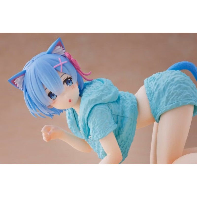 Re Zero Starting Life in Another World - Figurine Rem Desktop Cute Cat Room Wear Ver.