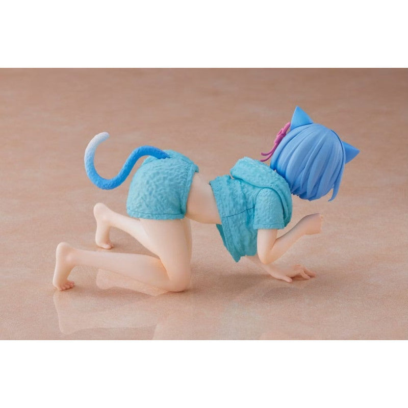 Re Zero Starting Life in Another World - Figurine Rem Desktop Cute Cat Room Wear Ver.