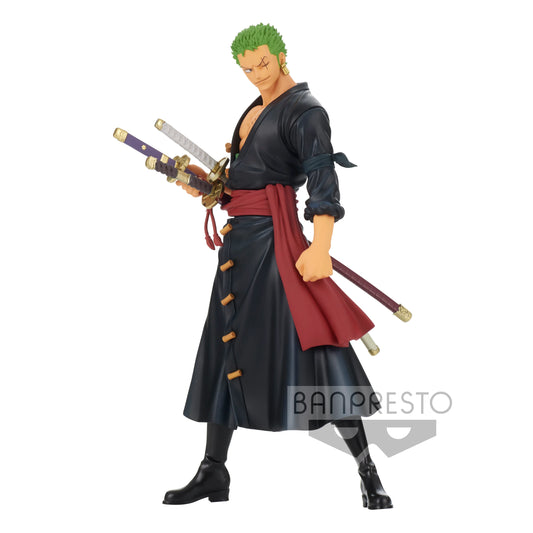 ONE PIECE - FIGURINE WANO KUNI ZORO DXF GRANDLINE VOL.13 17CM