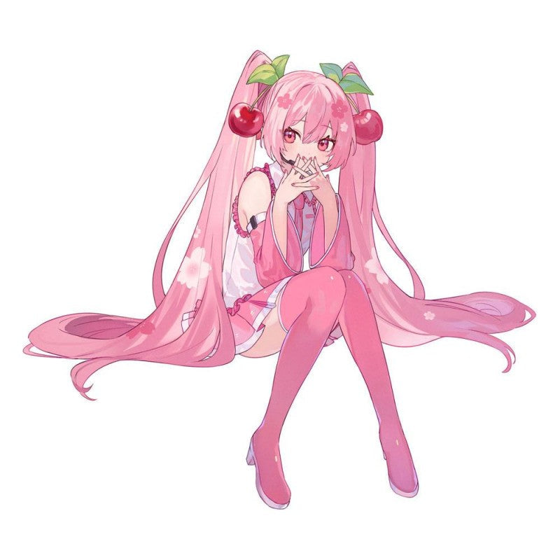 Hatsune Miku Noodle Stopper PVC Statue Sakura Miku 2023 14 cm