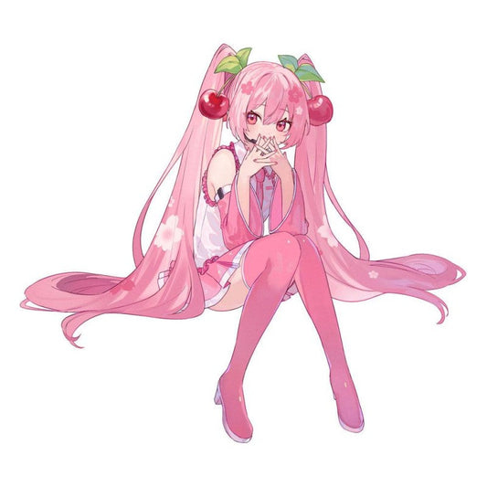 Hatsune Miku Noodle Stopper PVC Statue Sakura Miku 2023 14 cm