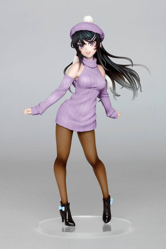 Rascal Does Not Dream of Bunny Girl Senpai - Figurine Mai Sakurajima knit one-piece ver.
