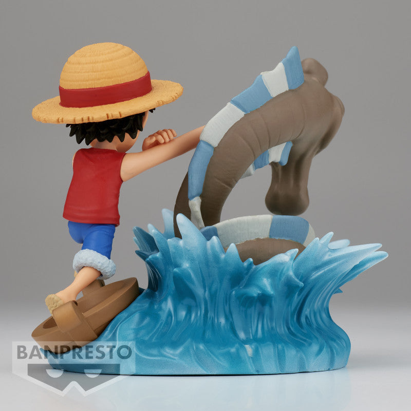 One Piece - Figurine Monkey D Luffy VS Local Sea Monster WCF Log Stories