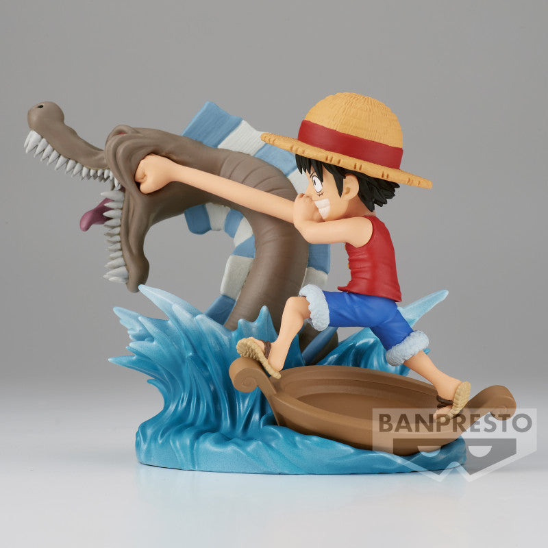 One Piece - Figurine Monkey D Luffy VS Local Sea Monster WCF Log Stories