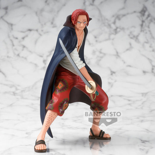 One Piece - Figurine Shanks DXF Posing One Piece Film Red
