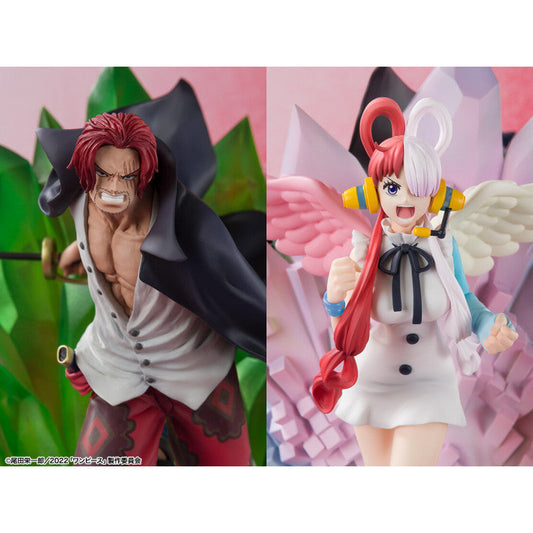 One Piece - Figurine Uta & Shanks Figuarts Zero Extra Battle Film Red Ver.