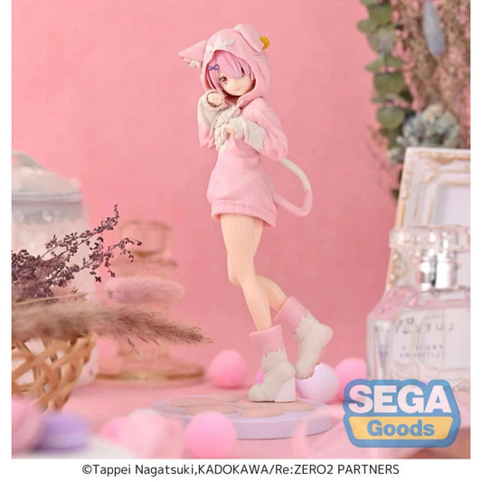 Re Zero Starting Life in Another World - Figurine Ram Luminasta Dai Seirei Puck Ver.