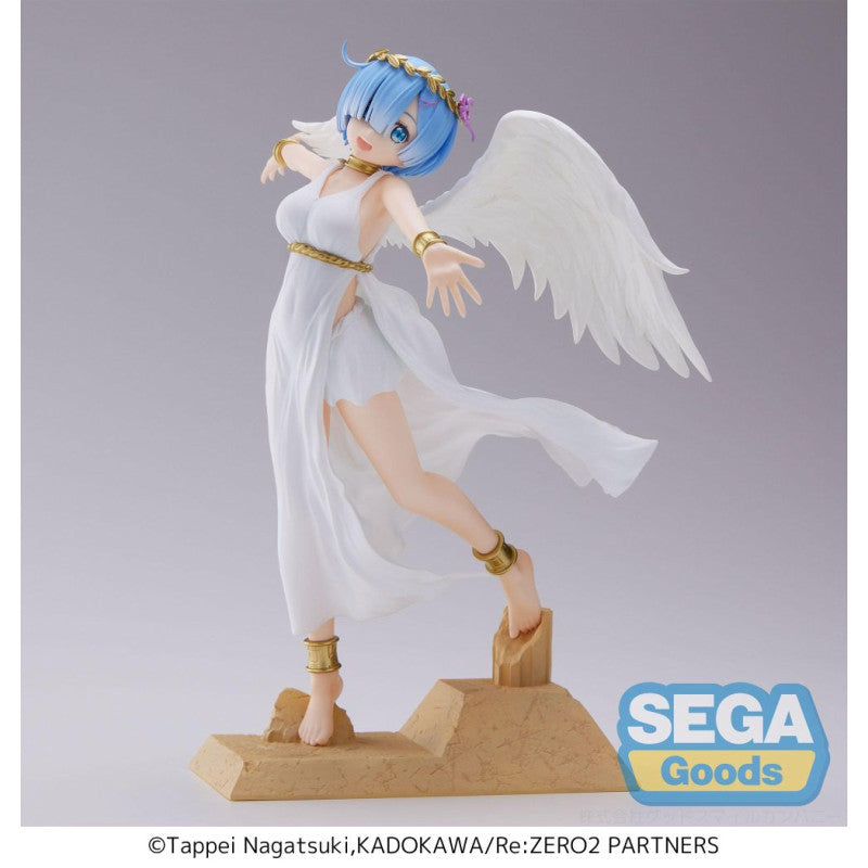 Re Zero Starting Life In Another World - Figurine Rem Super Demon Angel Ver. Luminasta